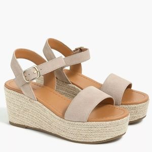J CREW SUEDE ESPADRILLES